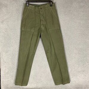 Vintage VIETNAM OG-107 Sateen Pants Mens 30 x 31 Army Trousers Field Utility VTG